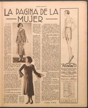 La página de la mujer