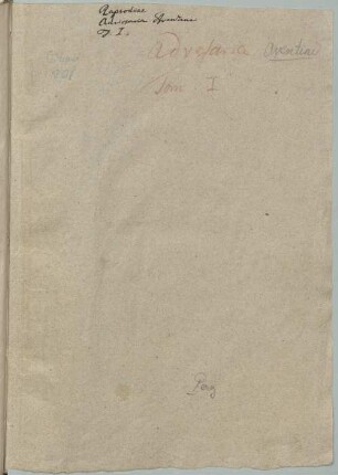 Joannis Aventini adversaria autographa, fasciculus I - BSB Clm 1201
