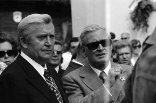 Sulzburg: Einweihung Otto Ernst Sutter-Brunnen; Bürgermeister, Mallebrein