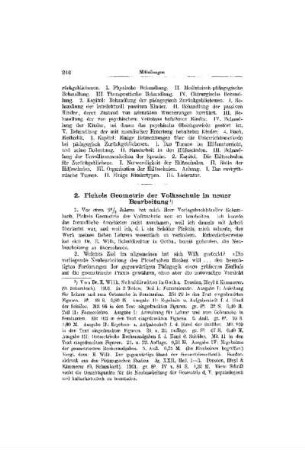 Pickels Geometrie der Volksschule in neuer Bearbeitung