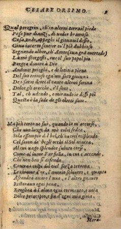 Delle Rime Di Cesare Orsino Parte Prima