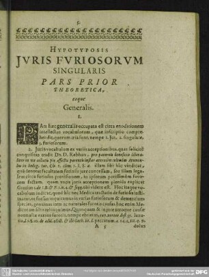 Pars Prior. Theoretica, eaque Generalis