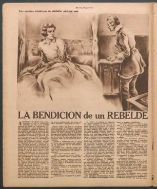 La bendición de un rebelde : Los cuentos históricos de "Mundo Argentino"