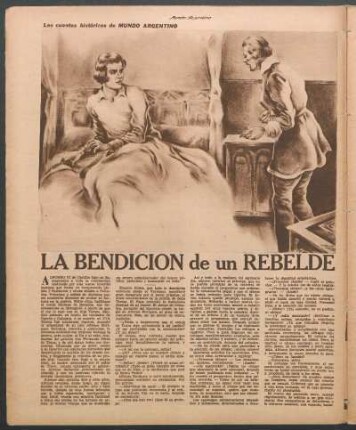 La bendición de un rebelde : Los cuentos históricos de "Mundo Argentino"
