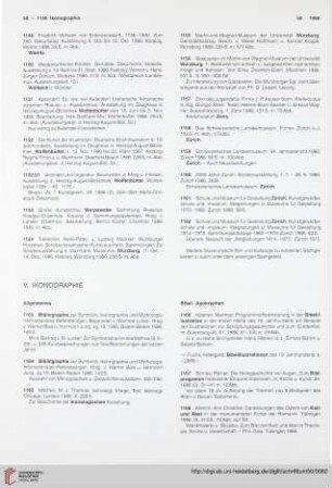 V. Ikonographie