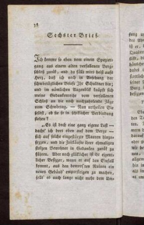 38-42, Sechster Brief