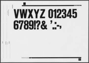 Akzidenz Grotesk Schmal Aluminium 10 cic