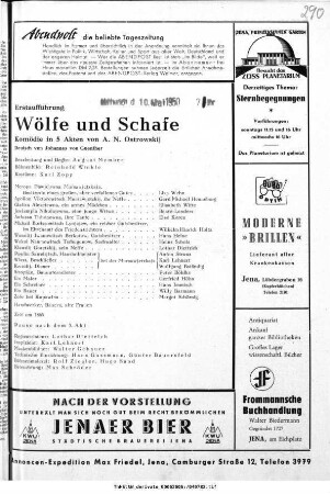 Wölfe und Schafe