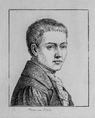 Bildnis des Dichters Heinrich von Kleist