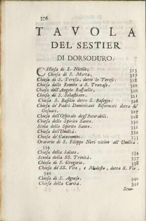 Tavola del Sestier di Dorso Duro