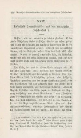 456-470 Rosenthals Convertitenbilder aus dem neunzehnten Jahrhundert : II.