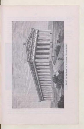 Fig. Der Parthenon von Nordwesten (Rekonstruktion)