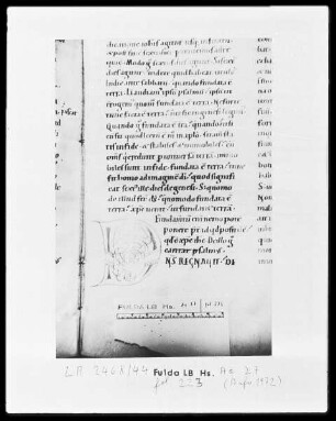 Augustinus, Enarrationes in Psalmos 51-100 — Initiale D (ominus), Folio 223 recto