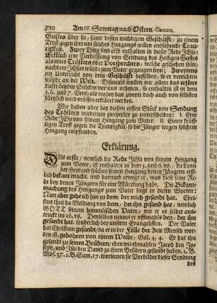 710-717, Das erste, nemlich die Rede Jesu von ...