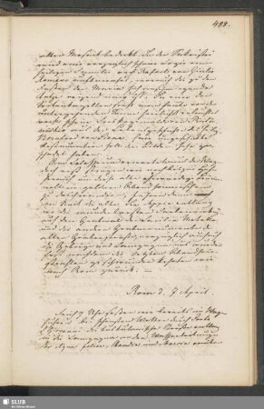 Rom d. 7 April.