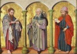 Bildnis der Apostel Philippus, Jacobus major und Simon