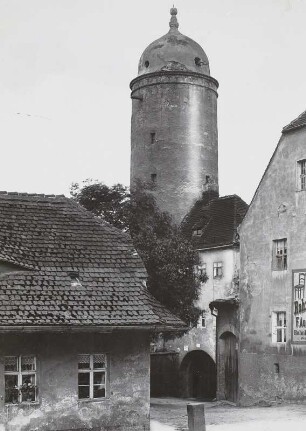 Bautzen, Neue Wasserkunst, Ansicht mit Neutor