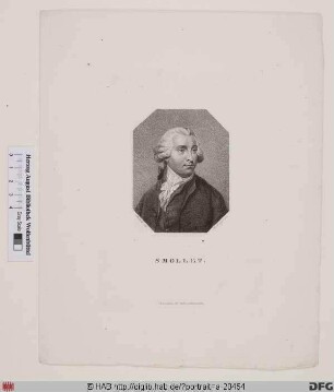Bildnis Tobias (George) Smollet