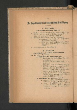 Die Folgekrankheit der unnatürlichen Befriedigung (Zusammenfassung)