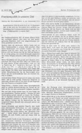 Fotokopie eines Vortrages von Willy Brandt anlässlich der Verleihung des Friedensnobelpreises an der Universität Oslo, mit originaler Unterschrift des Bundeskanzlers