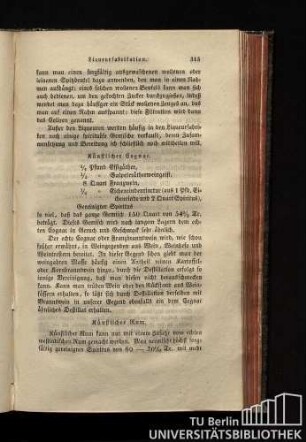 Künstlicher Rum