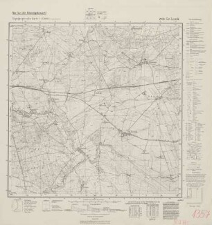 2785 Gr. Lensk, Topographische Karte 1:25000 (4cm - Karte)