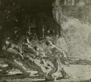 Sterl, Robert, Eisengießerei, Gemälde, 1918