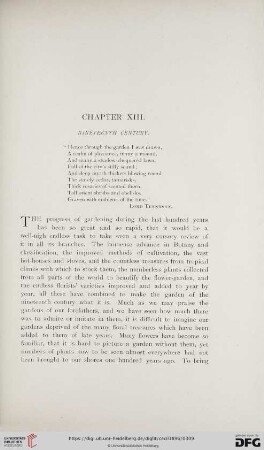 Chapter XIII: Nineteenth century