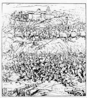 Schlacht bei Ravenna (Nr. 94 aus Weißkunig)