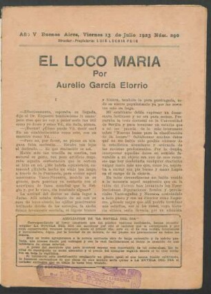 1923029000: El loco María
