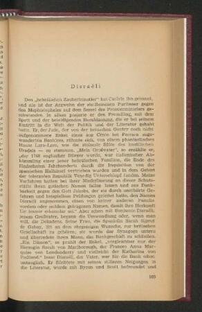 Disraeli