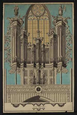Prospekt der Römer-Orgel im Wiener Stephansdom, 1790