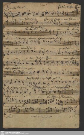 Chor I. [Angelo] Canto Rip[ieno]