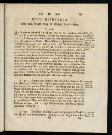257-265, Erste - Zweyte Abtheilung.