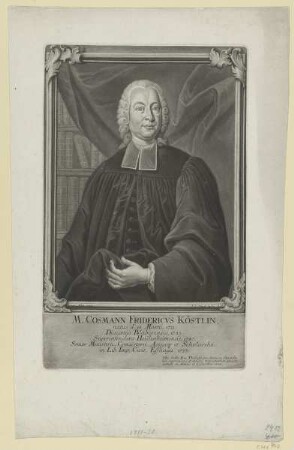 Bildnis des Cosmann Fridericvs Köstlin