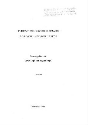 Temporale Subjunktionen: syntaktisch-semantische Beziehungen im heutigen Deutsch