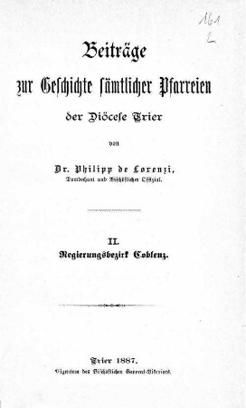 2: Regierungsbezirk Coblenz