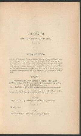 Conrado - (Continuación) : Drama en cinco actos y en prosa