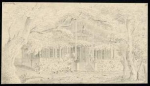 Oberförsterei Monatskonkurrenz August 1834: Perspektivische Ansicht
