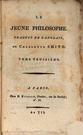 Le Jeune Philosophe : Traduit De L'Anglais. 3