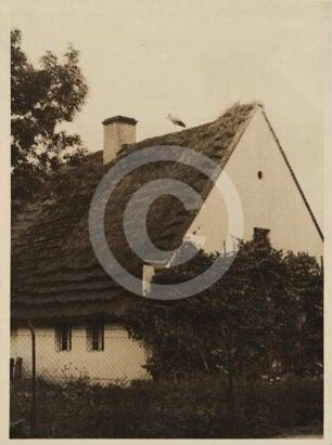 Bauernhaus in Zindel mit Strohdach