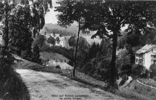 Geising-Lauenstein. Blick auf Schloß Lauenstein, Postkarte