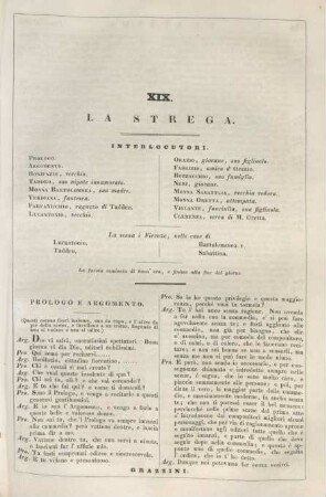 XIX. La Strega