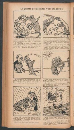 La guerra de las ranas y las langostas - [Cómic]