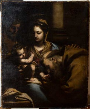 Heilige Familie mit dem Hl. Antonius