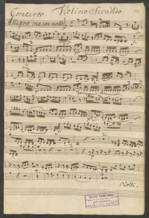 Violino secundo