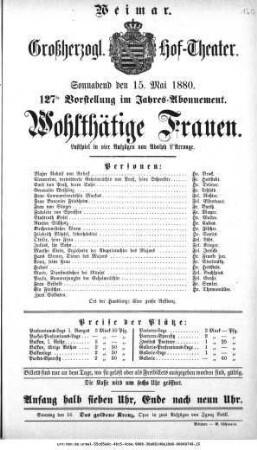 Wohlthätige Frauen