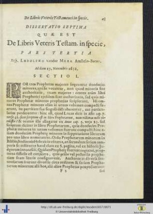 Dissertationes VII.–IX.