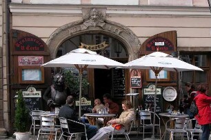 Prag - Gasthaus auf der Kleinseite : Gasthaus auf der Kleinseite. Aufgenommen 2004 in Prag