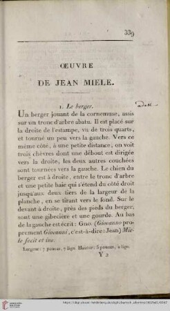 Oeuvre de Jean Miele